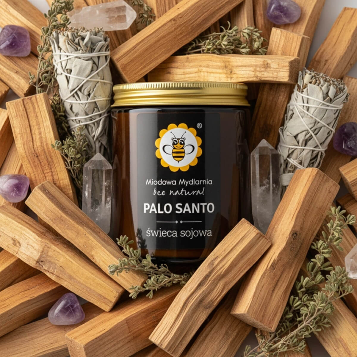 Palo Santo – świeca z wosku sojowego